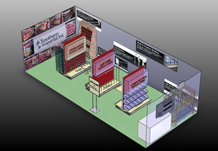 上海2008國(guó)際零售業(yè)展覽會(huì) 某美國(guó)公司展位效果圖技術(shù)解析與SolidWorks 2008應(yīng)用交流